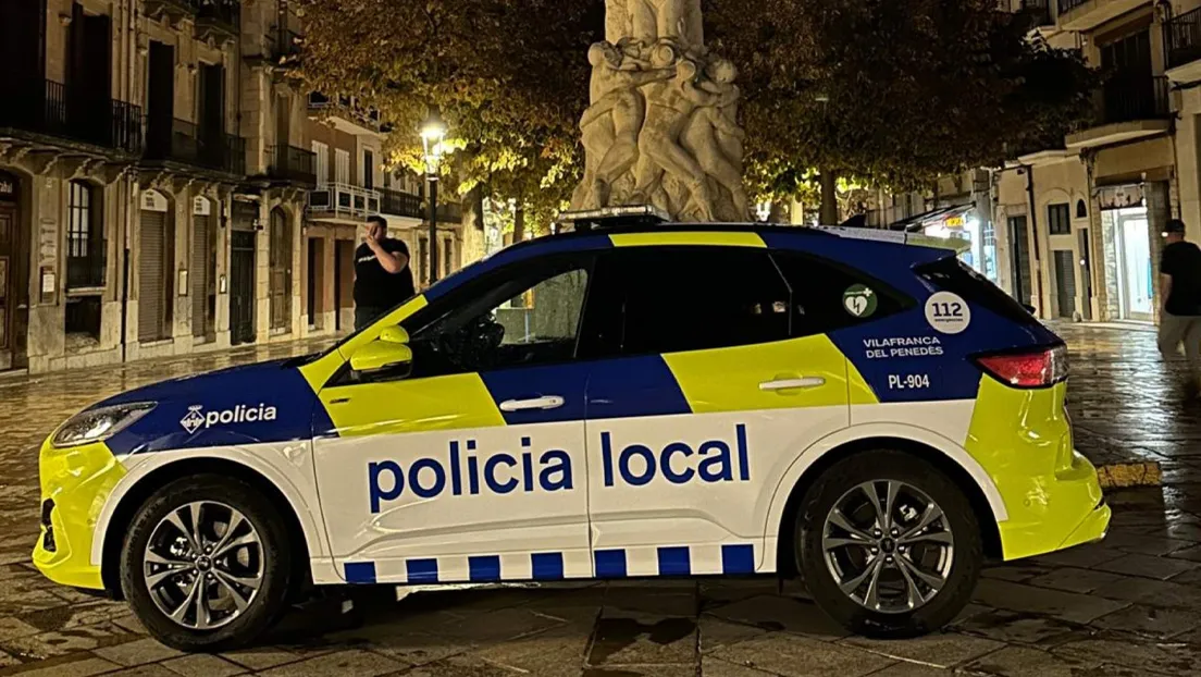 Detenido un ladrón marroquí en Villafranca del Panadés por intentar apuñalar a un agente tras robar un móvil